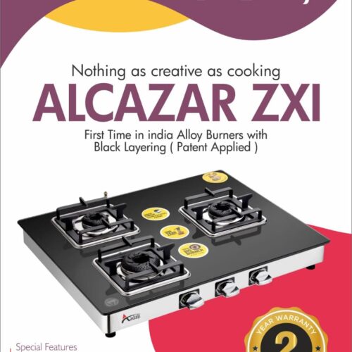 Aadaji Laxmi Alcazar Series Gas Stove