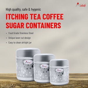 Aadaji Tea, Coffee & Sugar Container