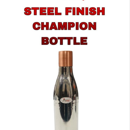 Aadaji Steel Finish Champion Bottle